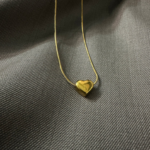 Golden Heart Pendant Necklace – Valentine Special Gift - Image 2