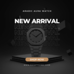 Black Arabic Aura Watch